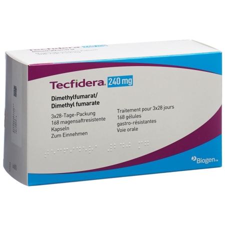 Tecfidera капсули 240 мг 168 шт
