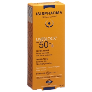 UVEBLOCK UVEBLOCK FLUIDE TEINTE SPF50+ Tb 40 мл