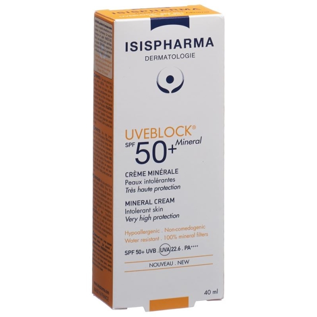 ISIS PHARMA UVEBLOCK МІНЕРАЛ SPF50+ Tb 40 мл