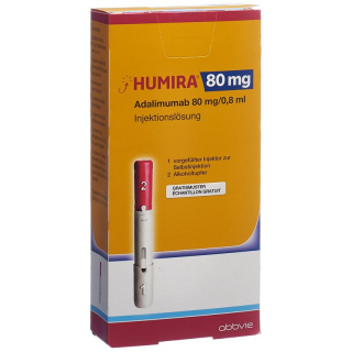 Humira Injektionslösung 80mg/0.8ml Vorgef Injektor 0.8ml