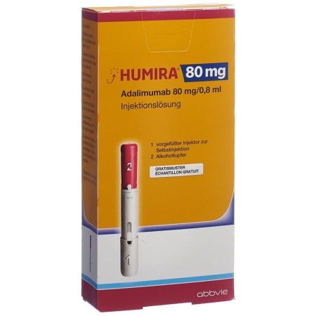 Humira Inj Lös 80 мг/0,8 мл попередньо заповнений інжектор 0,8 мл