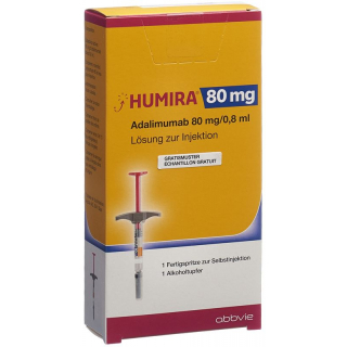 Humira Injektionslösung 80mg/0.8ml Fertigspritze 0.8ml