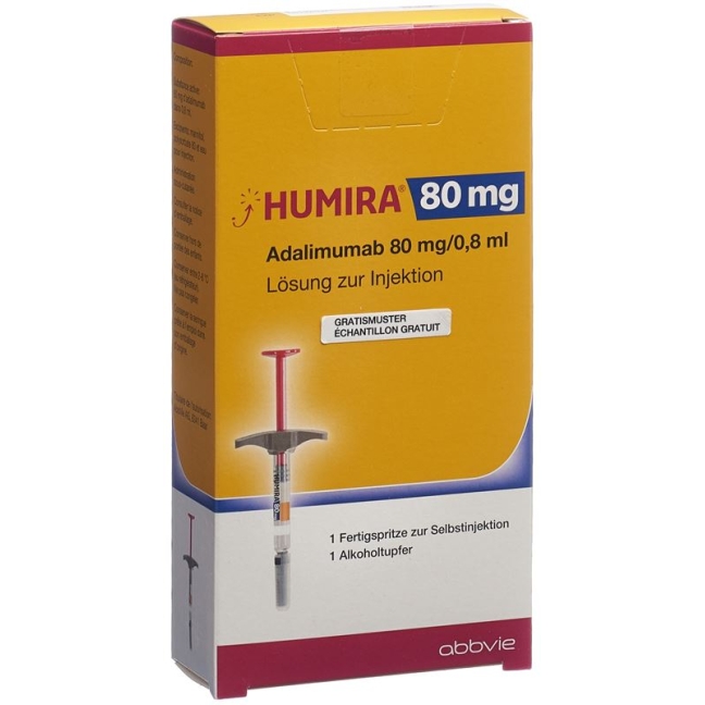 Humira Inj Lös 80 мг/0,8 мл Ферцпр 0,8 мл