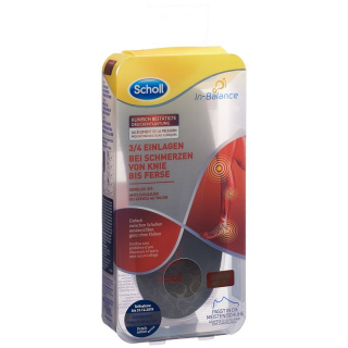 Scholl In-Balance Insoles 37-39.5 2 pieces