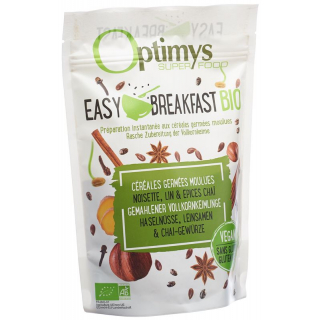 Optimys Easy Breakfast Haseln Leins Chai Bio 350g
