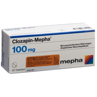 Clozapin Mepha Tabletten 100mg 50 Stück