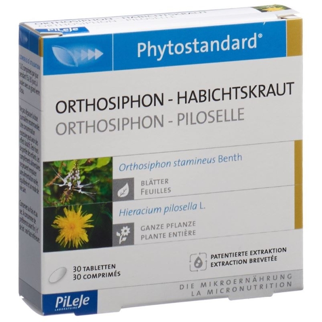 Phytostandard Orthosiphon-Habichtskra Tabletten 30 Stück