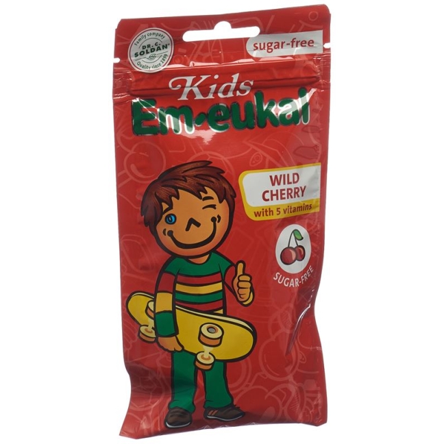 Пакет Soldan Em-eukal Kids черешня без цукру 75 г