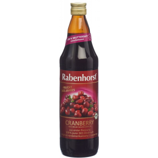 Rabenhorst Cranberry Muttersaft Bio Flasche 750ml
