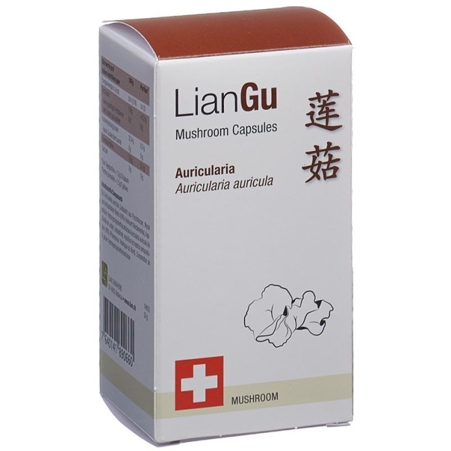 LianGu Auricularia Гриби Капсули Ds 60 шт