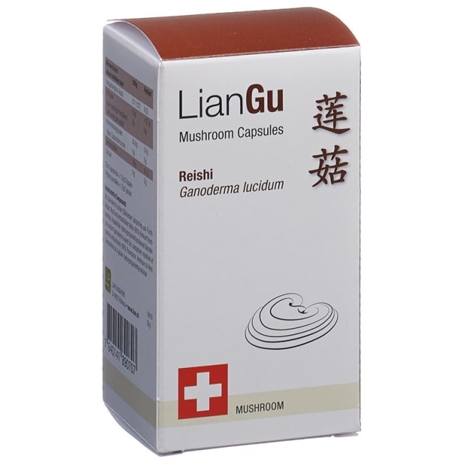 LianGu Reishi Mushrooms Capsules Ds 60 шт