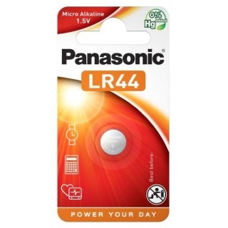 Батарейки Panasonic кнопкові LR44 2 шт