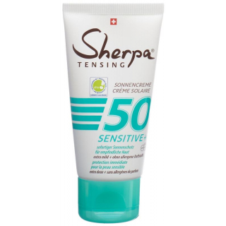 Sherpa Tensing Sonnencreme SPF 50 Sensitive Tube 50ml