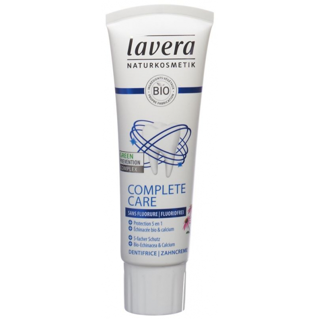 Зубная паста Lavera Complete Care без фтора Tb 75 мл