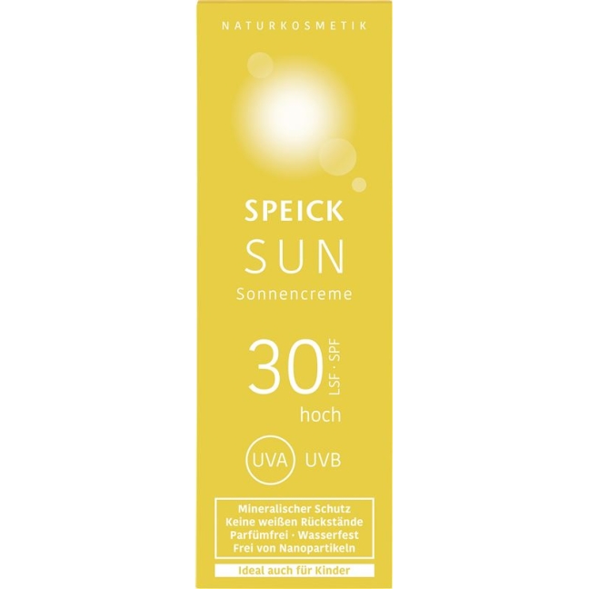 Сонцезахисний крем Speick SPF 30 Tb 60 мл