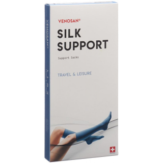 Venosan Silk A-d Support Socks M White 1 pair