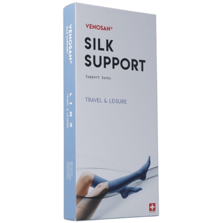 Venosan Silk A-D Support Socks M темно-синій 1 пара