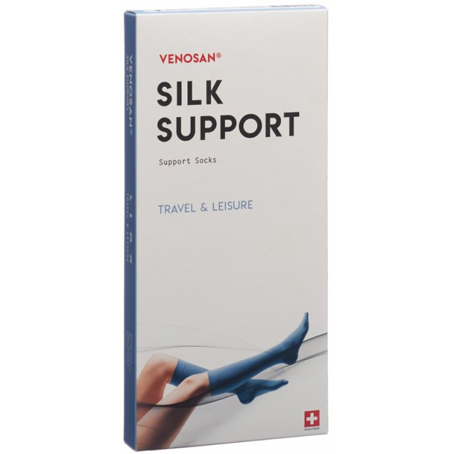 Venosan Silk A-d Support Socks S Silver 1 pair