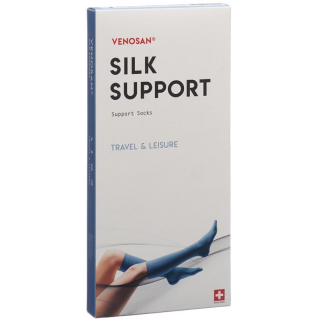 Venosan Silk A-d Support Socks M Silver 1 pair