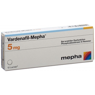 Vardenafil Mepha Lactab 5mg 12 Stück