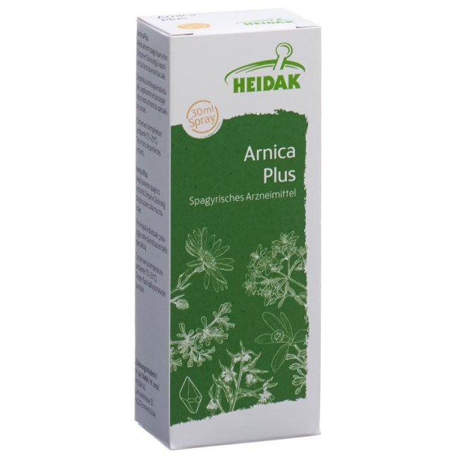 HEIDAK SPAGYRIK Arnica plus Spray Fl 30 мл
