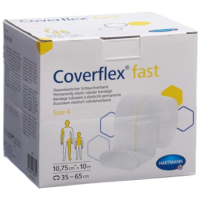 Coverflex Fast Size 4 10mx10.7cm Yellow
