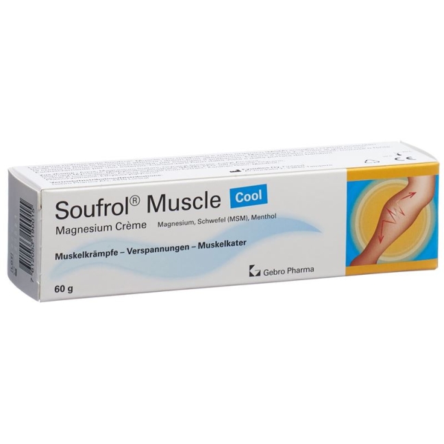 Soufrol Muscle Магниевый крем Cool Tb 60 г