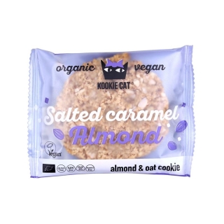 Kookie Cat Salted Caramel Almond Cookie 50g