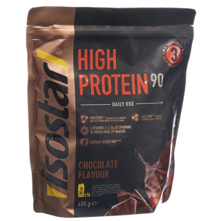 Isostar High Protein 90 powder chocolate bag 400g