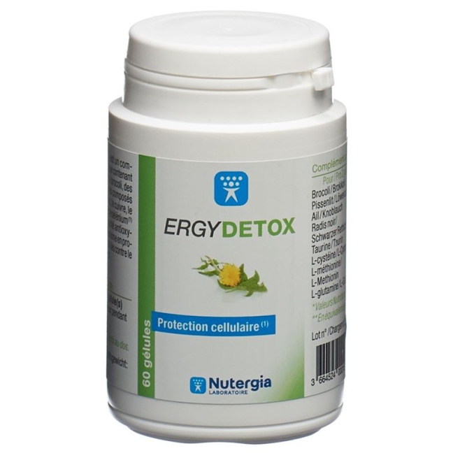 Нутергія Ergydetox Gélules Ds 60 шт