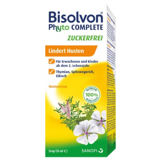 Bisolvon Phyto Complete сироп от кашля без сахара Fl 120 мл