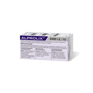 Alprolix сухое вещество 3000 Ie C растворитель флакон