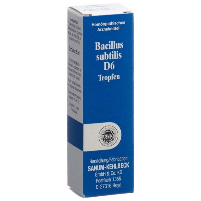Sanum Bacillus subtilis краплі Д 6 фл 5 мл
