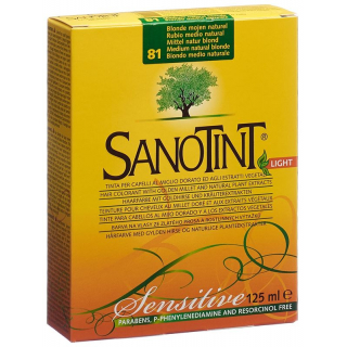Sanotint Sensitive Light Hair Color 81 Medium natural blonde