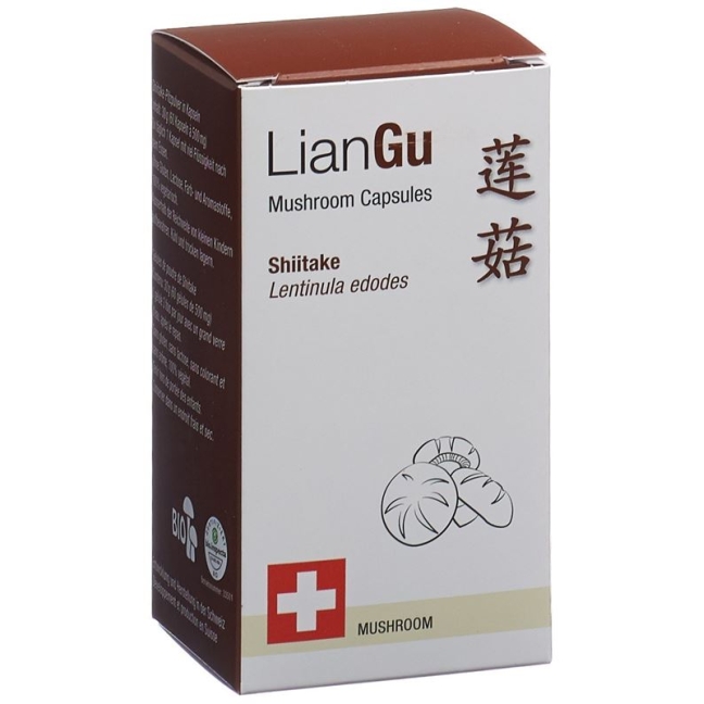 LianGu Гриби Шиітаке Капсули Ds 60 шт