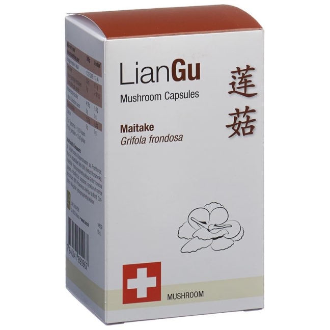 LianGu Maitake Mushrooms Capsules Ds 180 шт