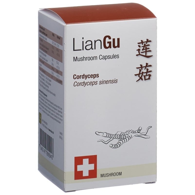 LianGu Cordyceps Mushrooms Capsules DS 180 шт