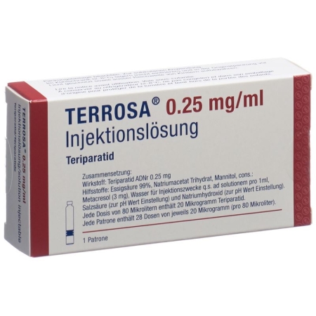 Terrosa Inj Lös 250 мкг/мл картридж 2,4 мл