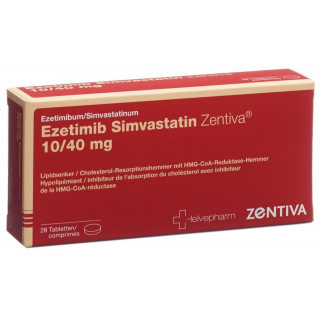Ezetimib Simvastatin Zentiva Tabletten 10/40mg 28 Stück