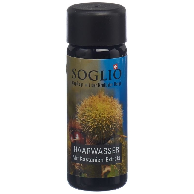 Soglio Haarwasser mit Kastanien-Extrakt Flasche 100ml