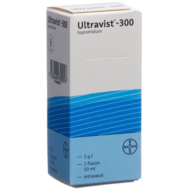 Ultravist Injektionslösung 300mg Flasche 10ml