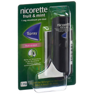 Nicorette Fruit & Mint Spray Disp 150 Dos