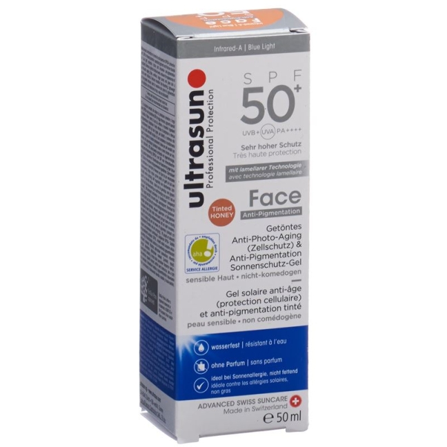 Ultrasun Face Антипигментация SPF50+ Мед 50 мл