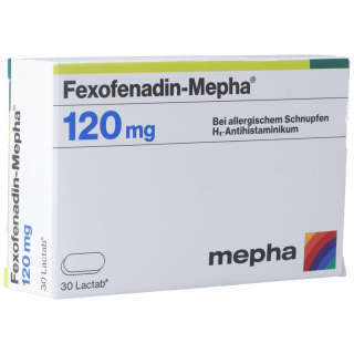 Fexofenadin Mepha Lactab 120mg 30 Stück