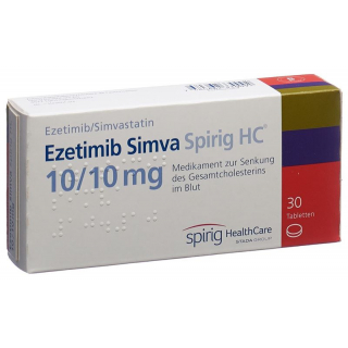 Ezetimib Simva Spirig HC Tabletten 10/10mg 30 Stück