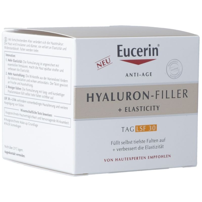 Eucerin HYALURON-FILLER + Elasticity Day для всіх типів шкіри SPF30 До