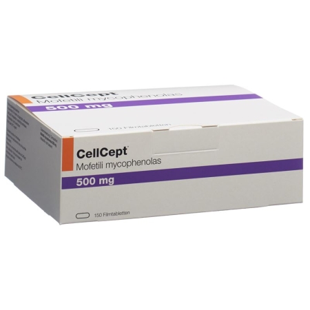 CellCept (PI) плівка таблетки 500 мг 150 шт