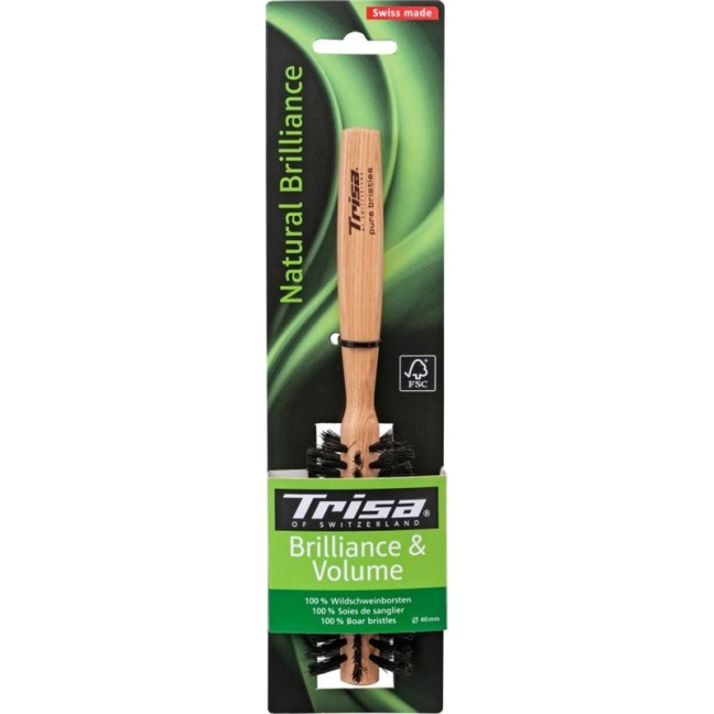 Гребінець Trisa Natural Brilliance кругла