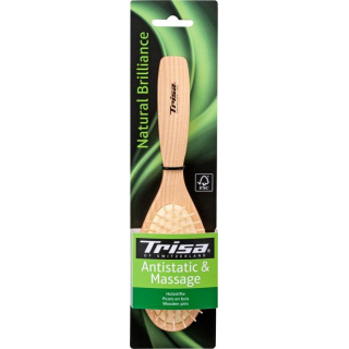 Резиновая кисть Trisa Natural Brilliance, деревянные карандаши