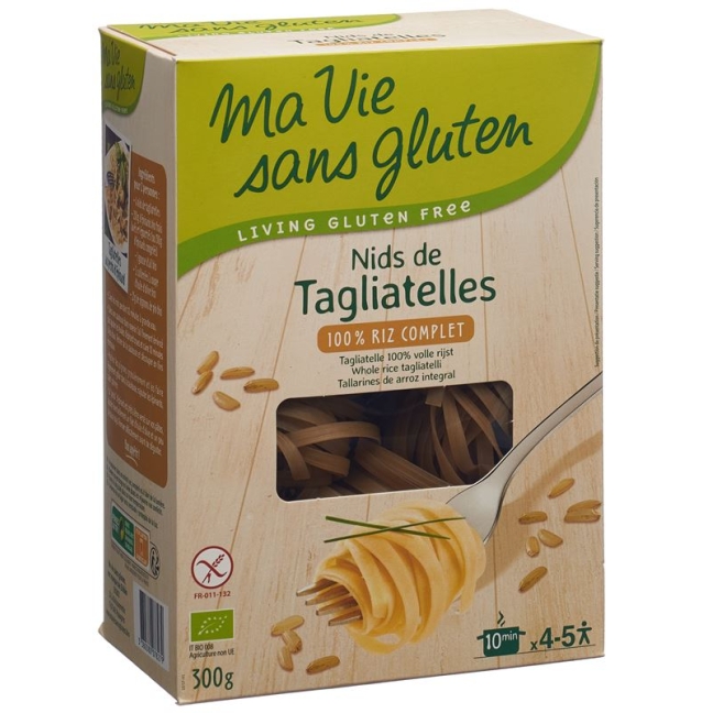Цільнозерновий рис Ma Vie S Glut Tagliatelle 300г